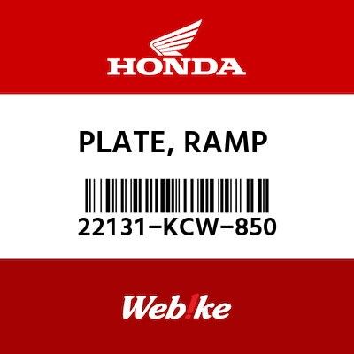 HONDA OEM Motorcycle parts : PLATE ， RAMP 22131-KCW-850 [22131KCW850]