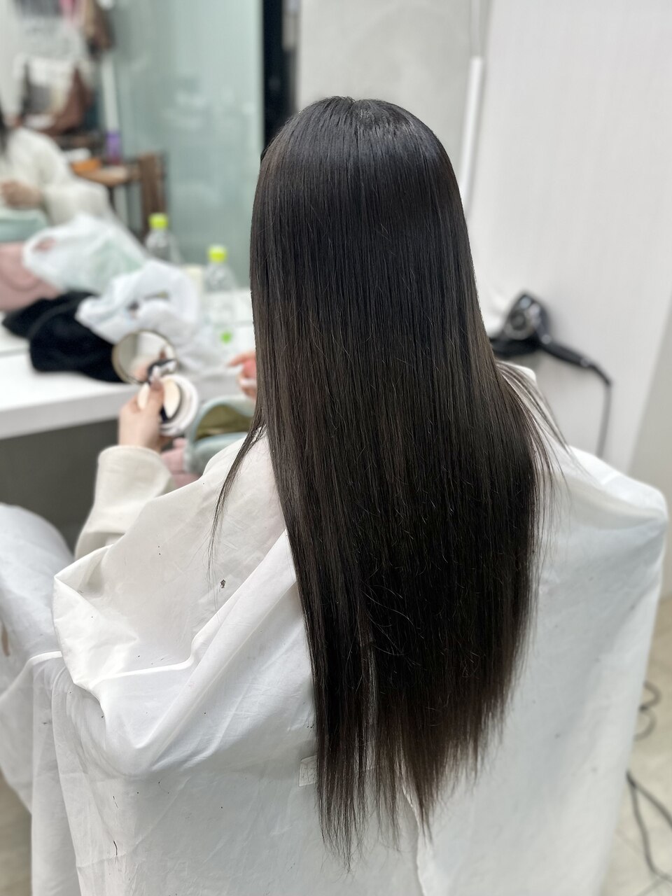 シールエクステハイライト40枚/グレージュ＆ホワイトアッシュ