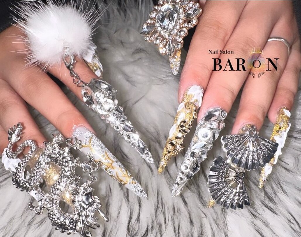 2026年冬トレンド】和装 ハンド スーパーロングのネイルデザイン集