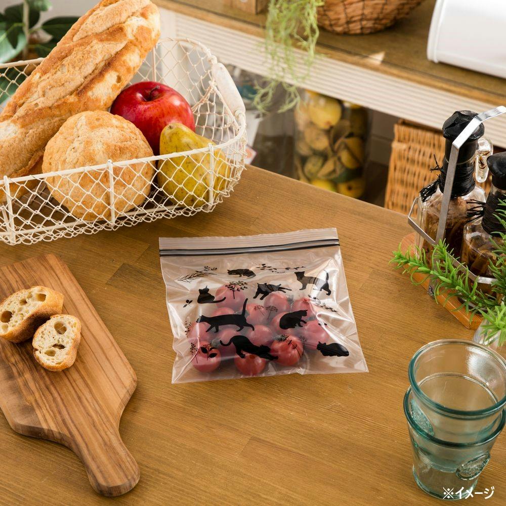 抗菌ダブルジッパーバッグ キャット S 30枚入(販売終了) | 食品用