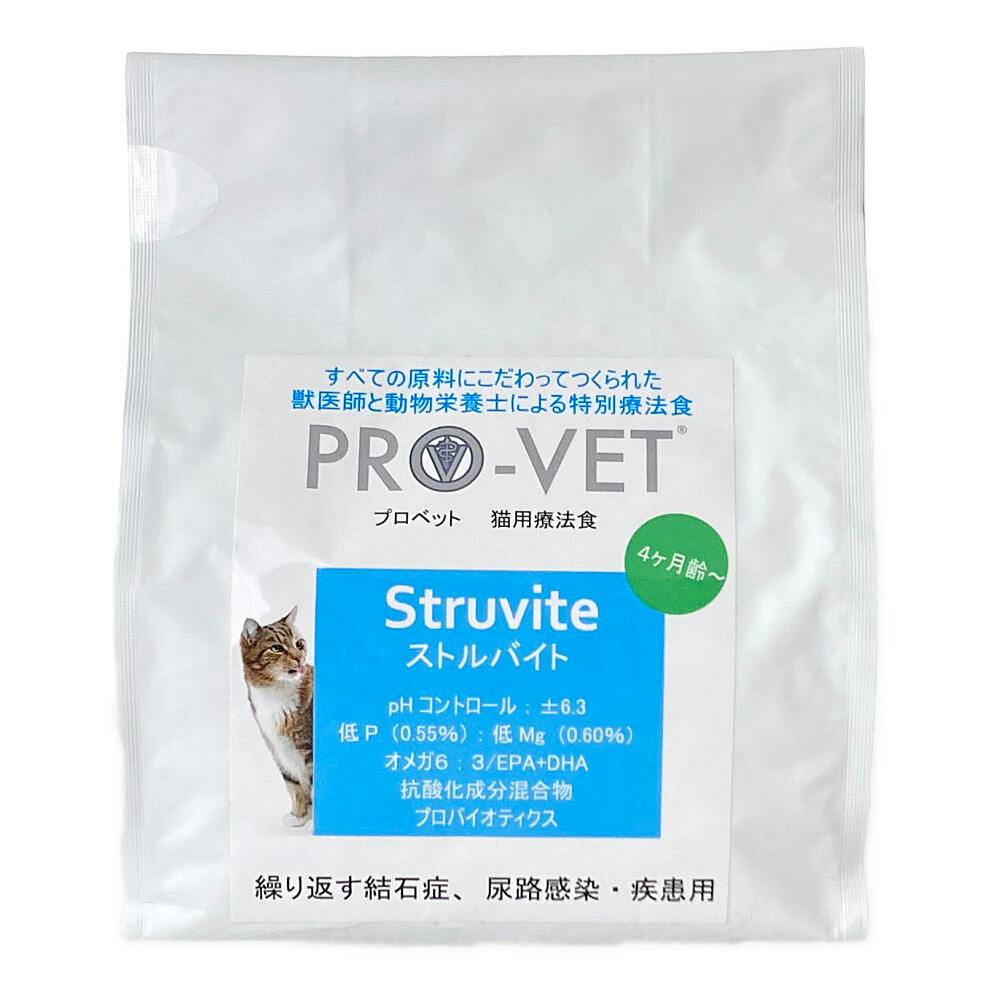 PRO-VET 猫用 ストルバイト 尿石対応(4ヶ月齢～) 500g