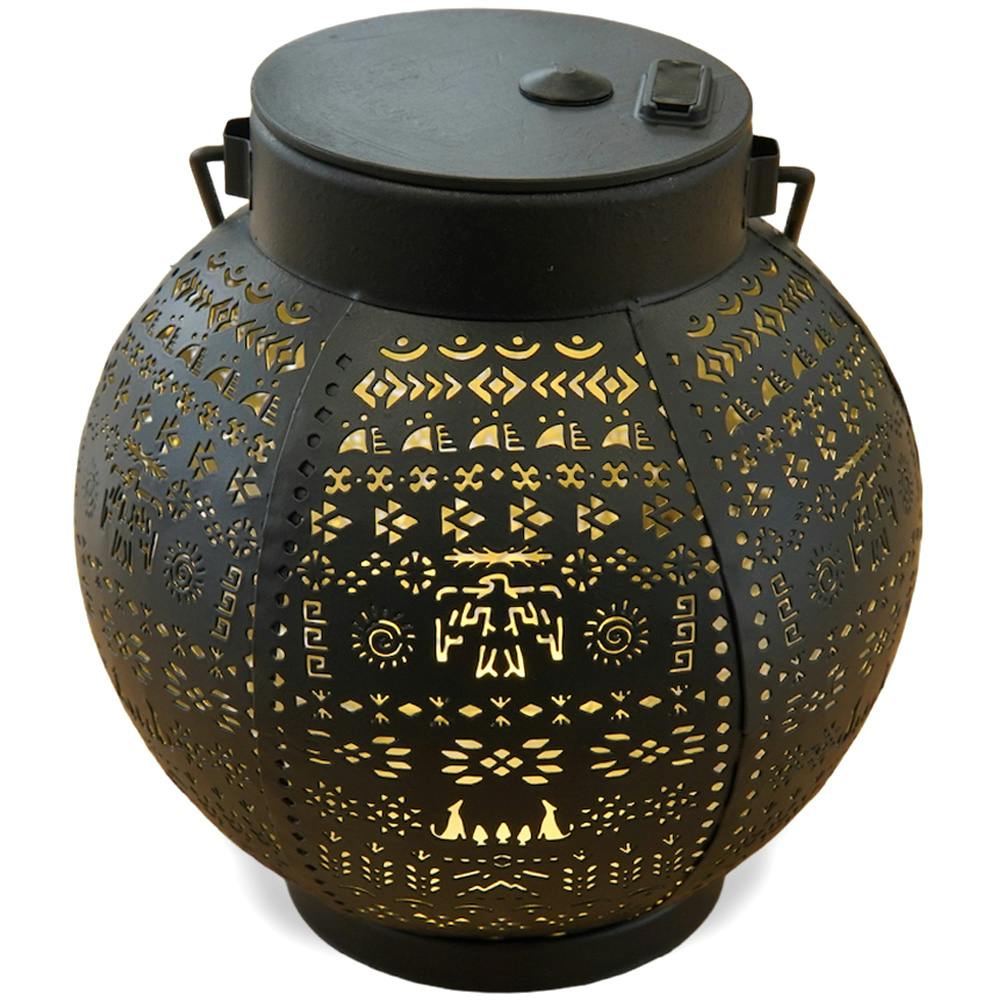 FUTURE FOX ナバホ柄 LEDランタン 小型 キャンプ ランタン 暖色 充電式