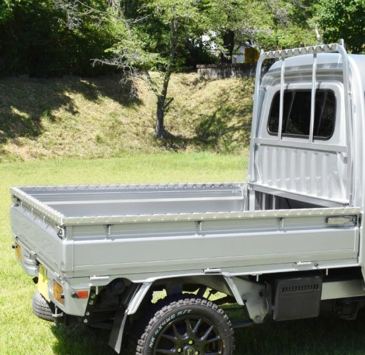 軽トラック ダイハツハイゼットジャンボ用 アルミ縞板 アオリ 鳥居