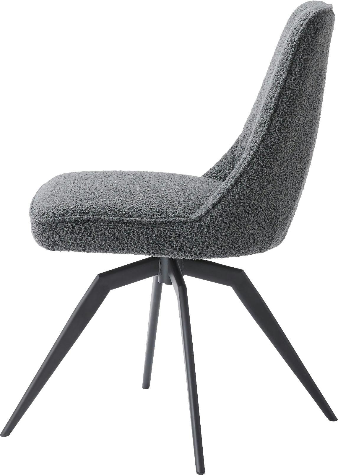 Room Essence 回転チェア W49×D58×H84×SH49 ダークグレー 組立式