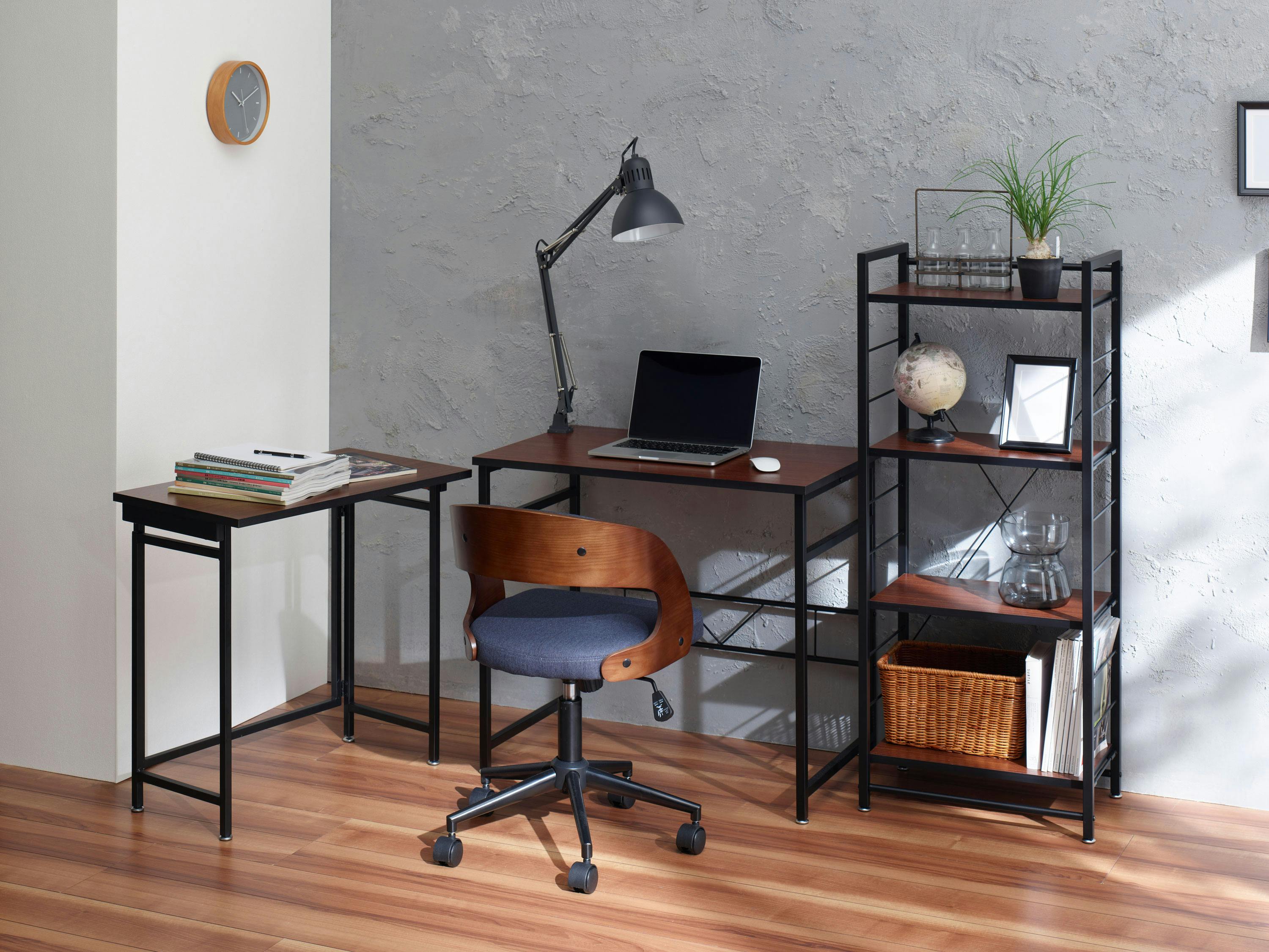 KOEKI 弘益 UTILITY STW-800D(BR) ストーク デスク 80×50×72 組立品