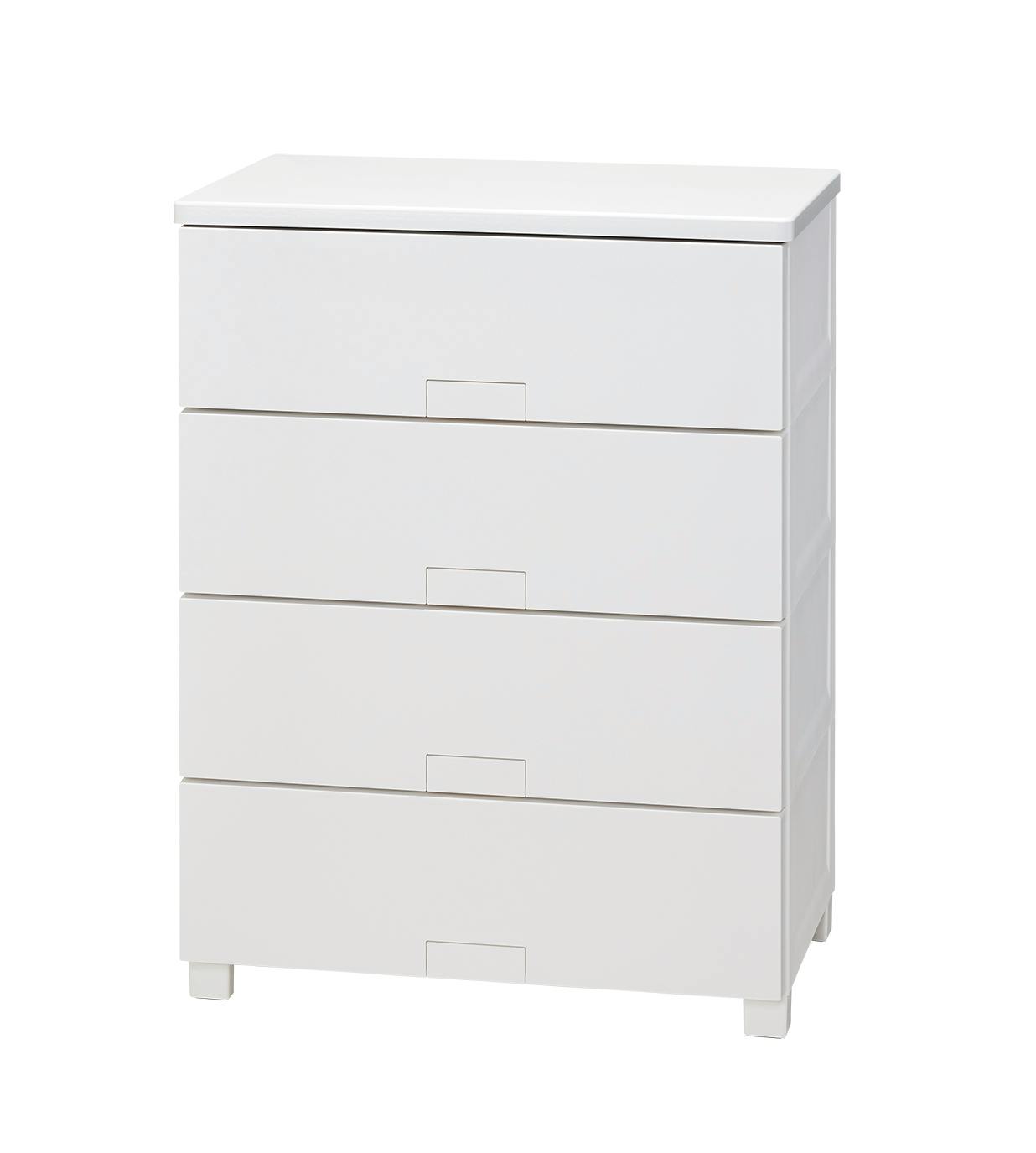 フィッツ チェスト フルフラット 6504 ホワイト インテリア 引出式