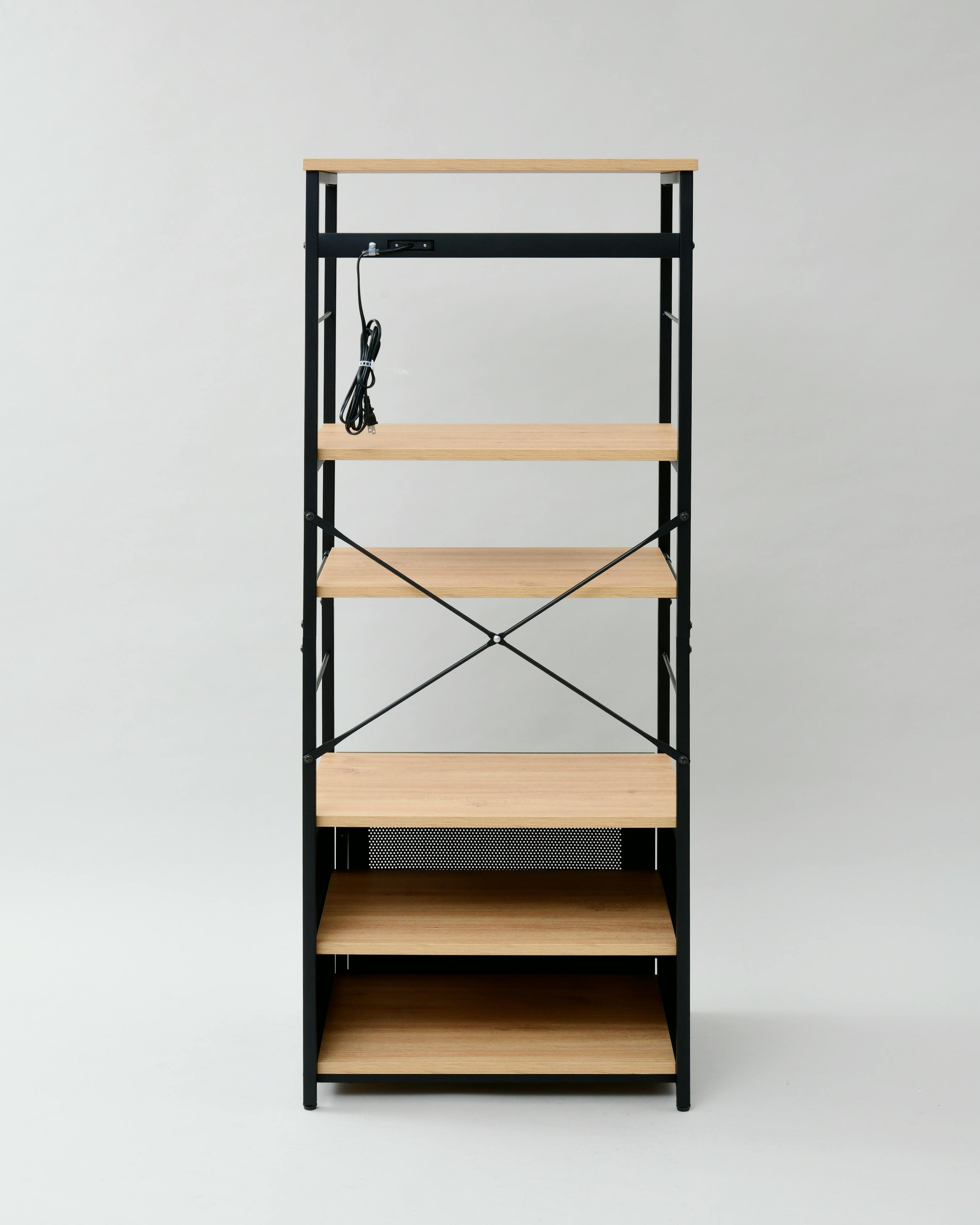 YAMAZEN ヤマゼンアイアンレンジラツクMWIR60(OAK/SBK) オーク/サンド