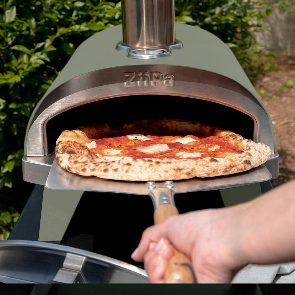 Living Out ZIIPA ピザオーブンPIANA グリーン TAN-7000(GN) 窯 ピザ