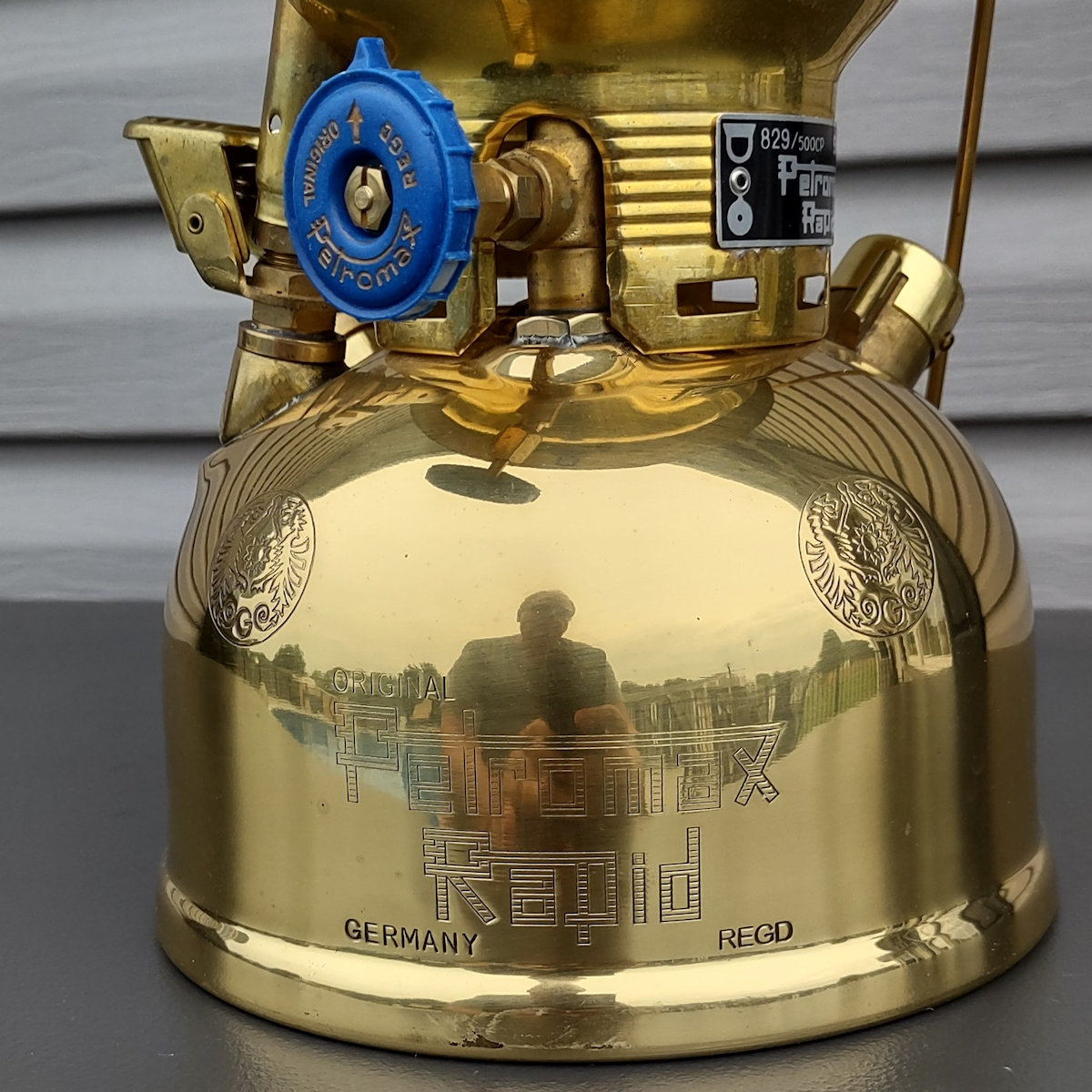 Petromax Lantern HK500 in Brass Finish Demo Model - Imperial