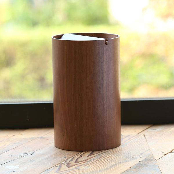 SAITO WOOD/ダストボックス WN954A walnut -軽くて丈夫な、普段使いし