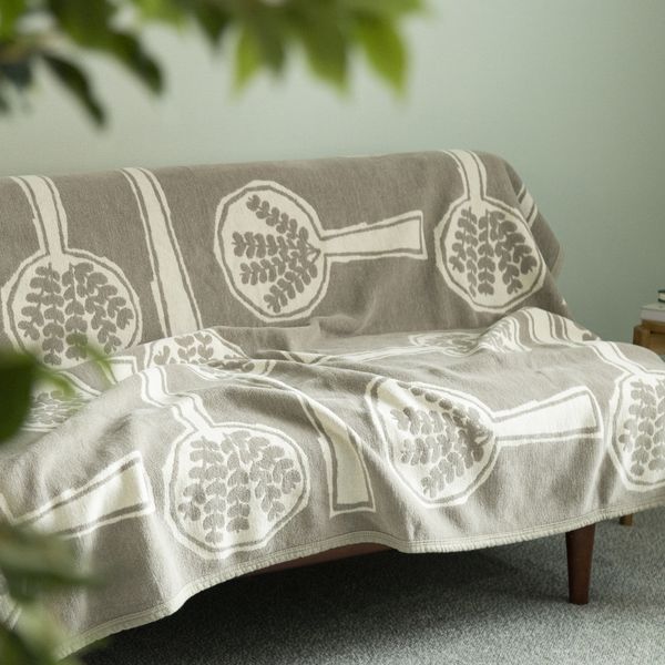 KLIPPAN/mina perhonen シュニールコットン シングルブランケット