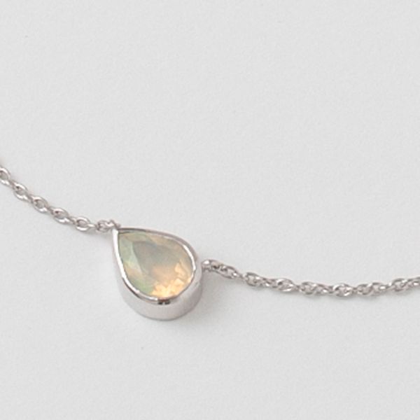 cotori./天然石ネックレス エチオピアオパール -天然石の美しさを堪能