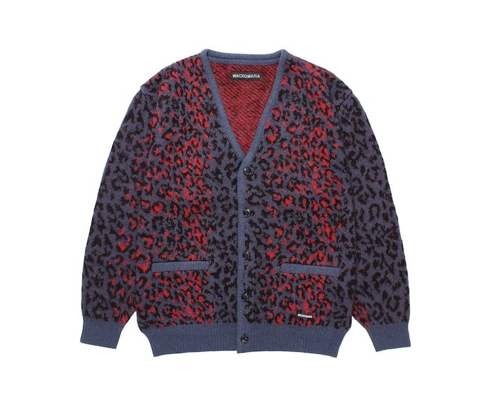 WACKO MARIA(ワコマリア)｜LEOPARD MOHAIR CARDIGAN ｜正規通販取扱店