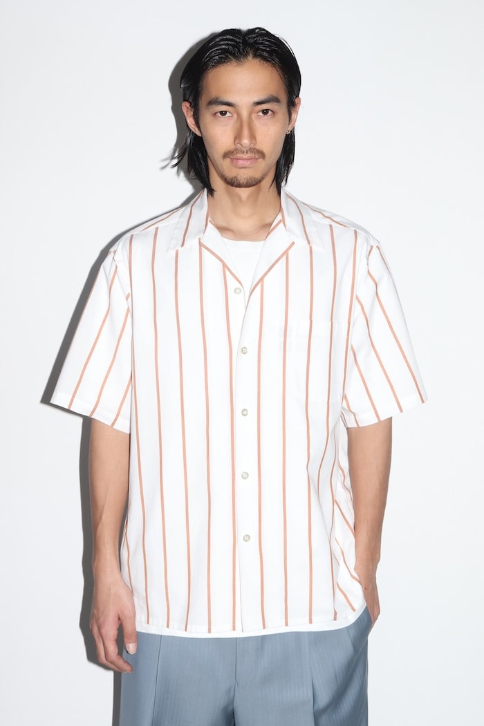 WACKO MARIA(ワコマリア)｜STRIPED OPEN COLLAR SHIRT S/S ( TYPE-1