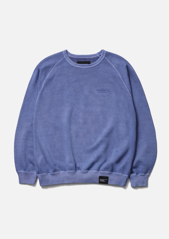 NEIGHBORHOOD(ネイバーフッド)｜PIGMENT DYED SWEAT SHIRT LS｜正規