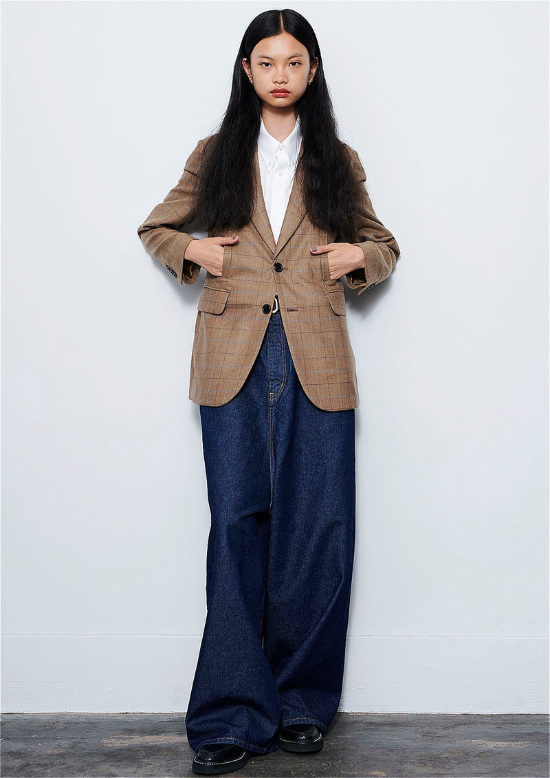 Denim Loose Fit Pants INDIGO – INSCRIRE