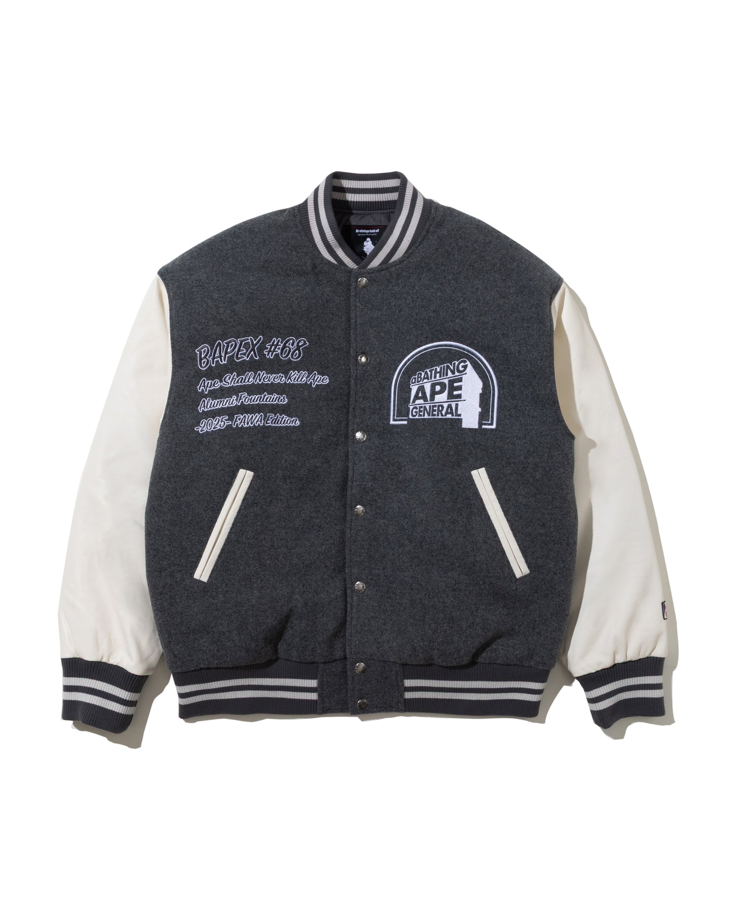 A BATHING APE® BAPE By Kazuki Kuraishi Multi Logo Varsity Down