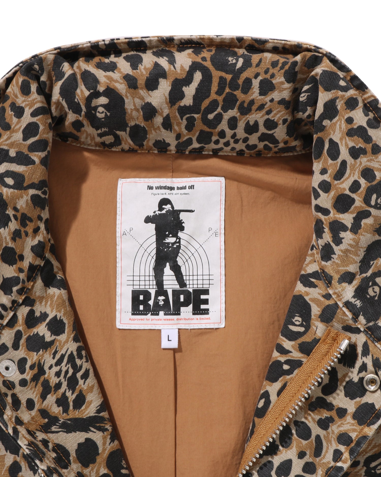 A BATHING APE® Wild Leopard Pattern M-65 Jacket | Bape official