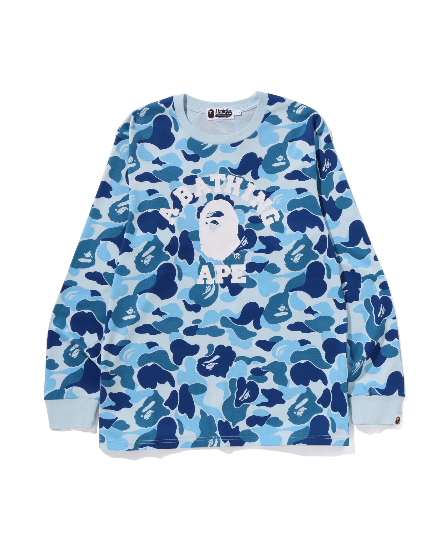 A BATHING APE® Abc Camo College Ls Tee | Bape official website