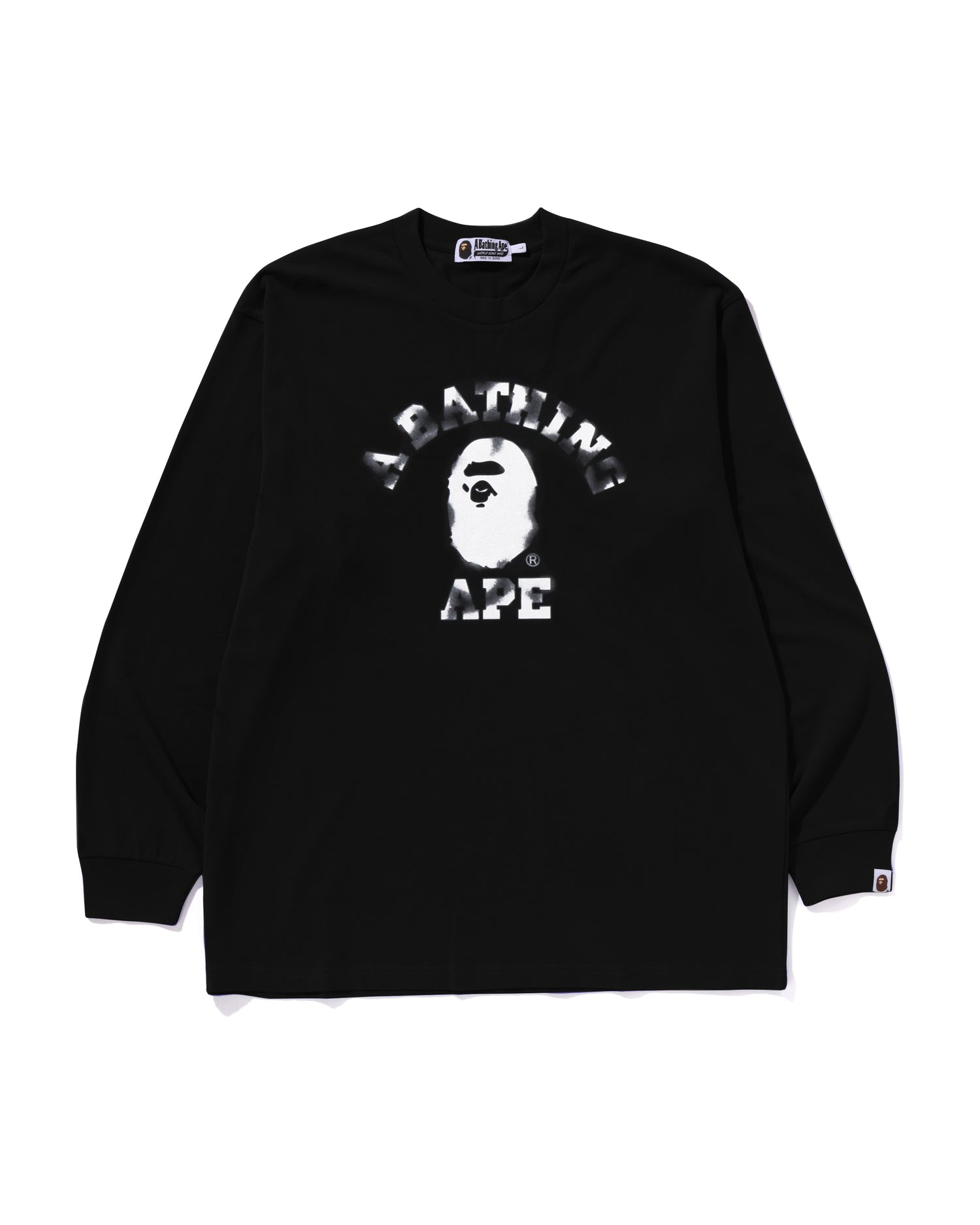 A BATHING APE® College Relaxed Fit Ls Tee | Bape official website