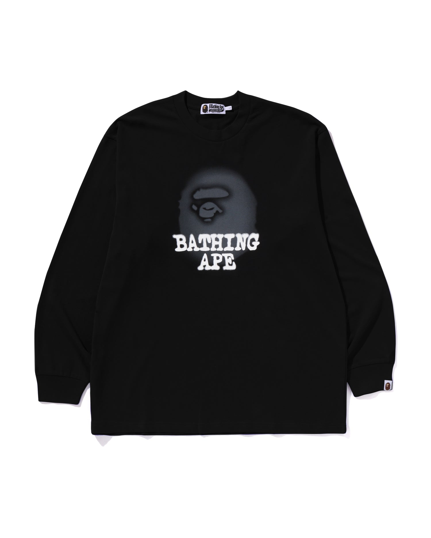A BATHING APE® Bathing Ape Logo Relaxed Fit Ls Tee | Bape official