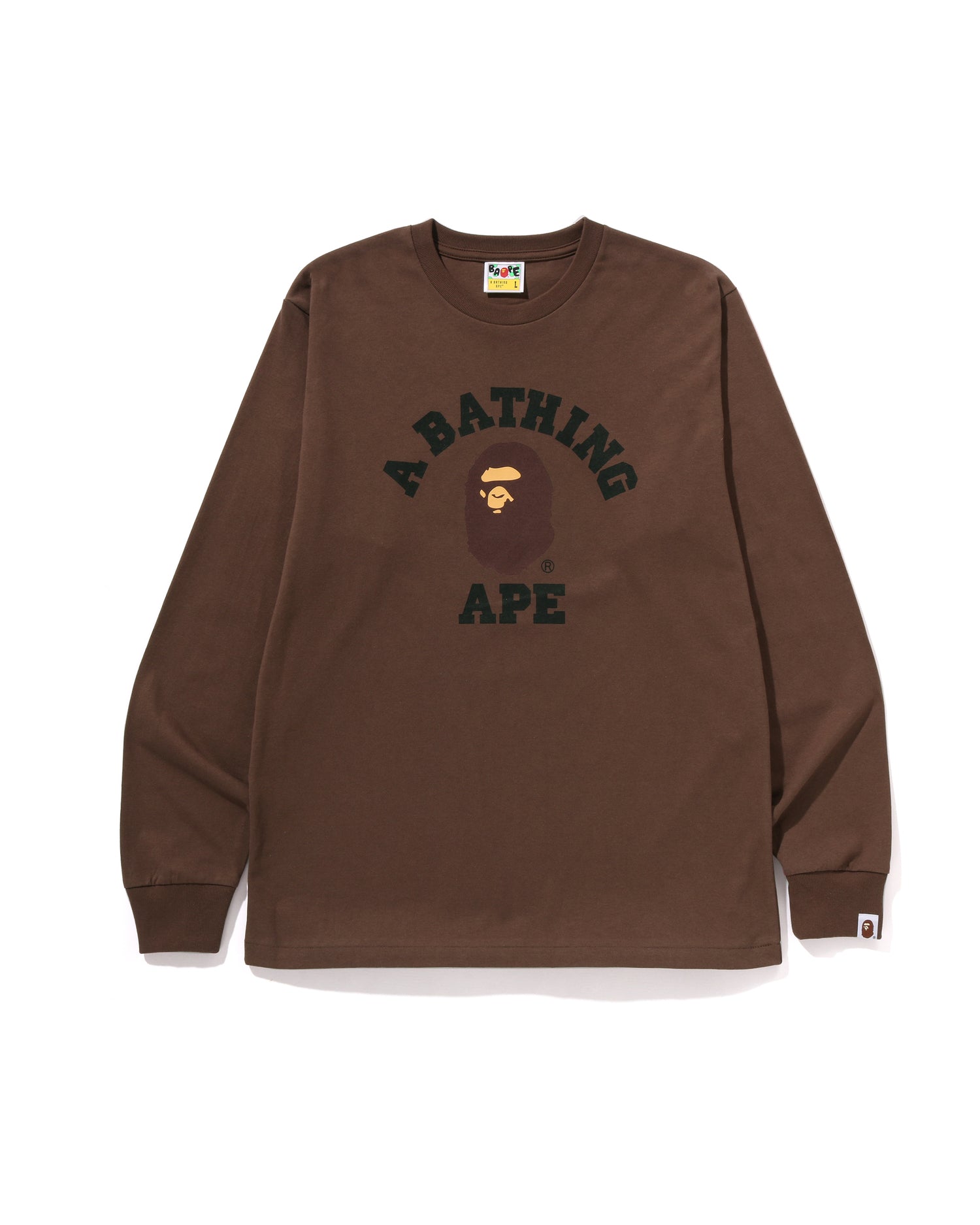 A BATHING APE® College Ls Tee | Bape official website – INT.BAPE.COM