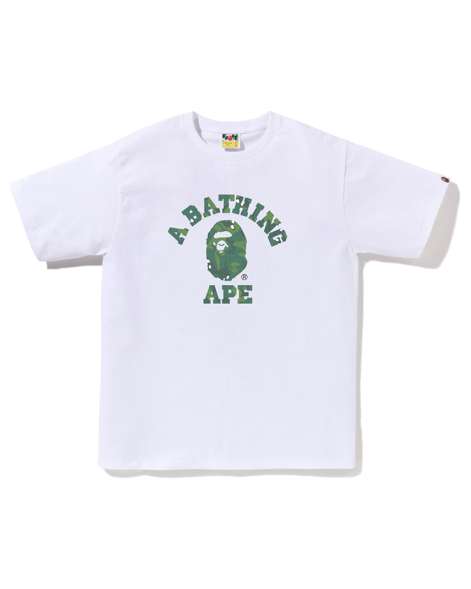 A BATHING APE® Bitmap College Tee | Bape official website – INT