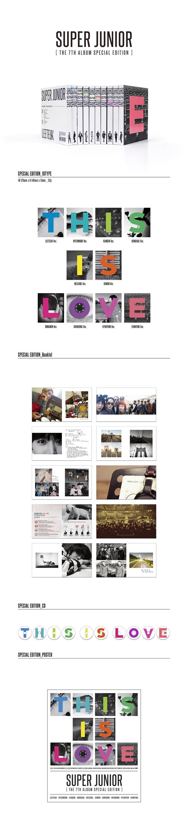 Super Junior - 7th Album Repackage / this is Love (Special Edition