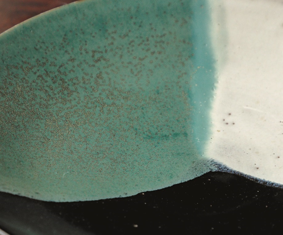 希少 牛ノ戸焼 掛け分け 大皿 特大サイズ 吉田璋也 民藝 柳宗悦 鳥取