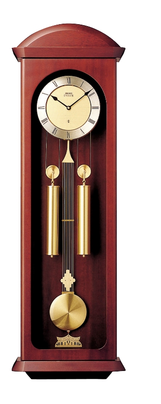 報時振り子時計エンブレム セイコー SEIKO振り子時計 HS430B/時計