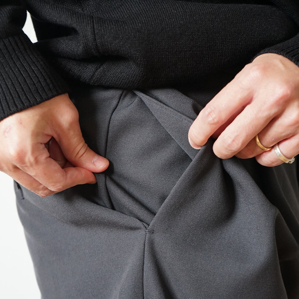 ATON - BACK SATIN STANDARD PANTS – IN MY BOOK STORE