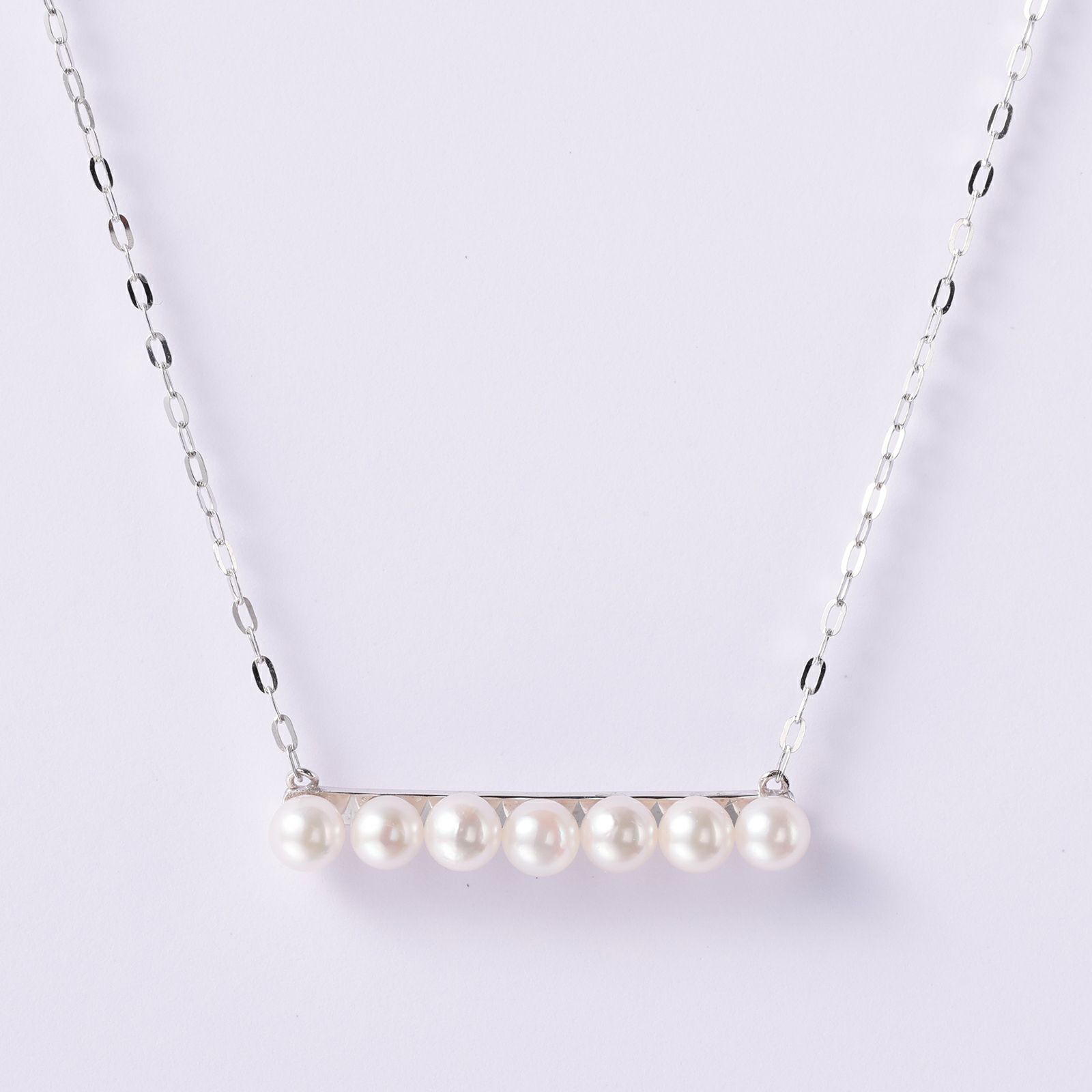 K18ホワイトゴールド パール ネックレス | 東京ジュエリーインデックス