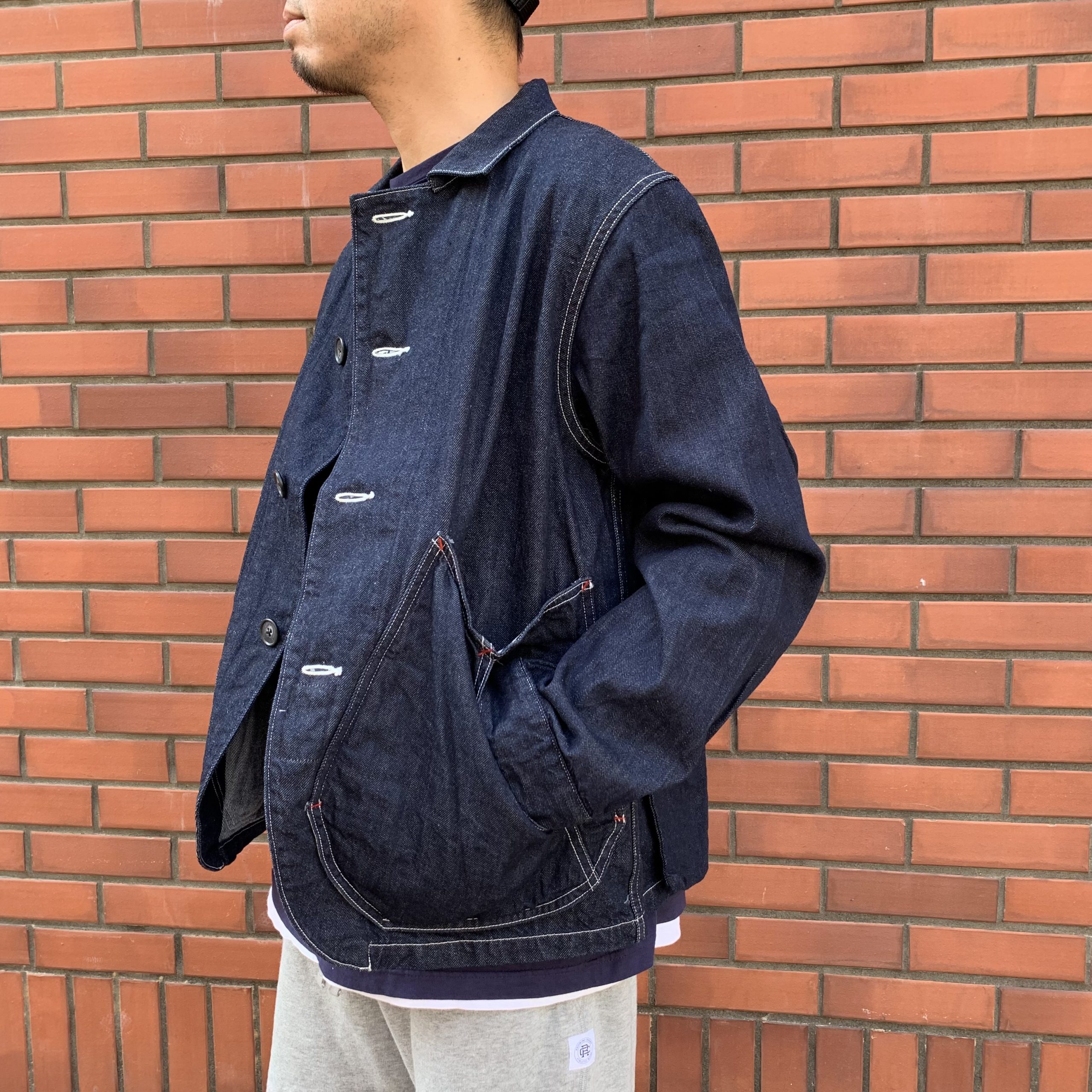 KAPITAL 11.5ozデニム×8ozデニム リンゴマンカバーオール | INDIGO BLUE