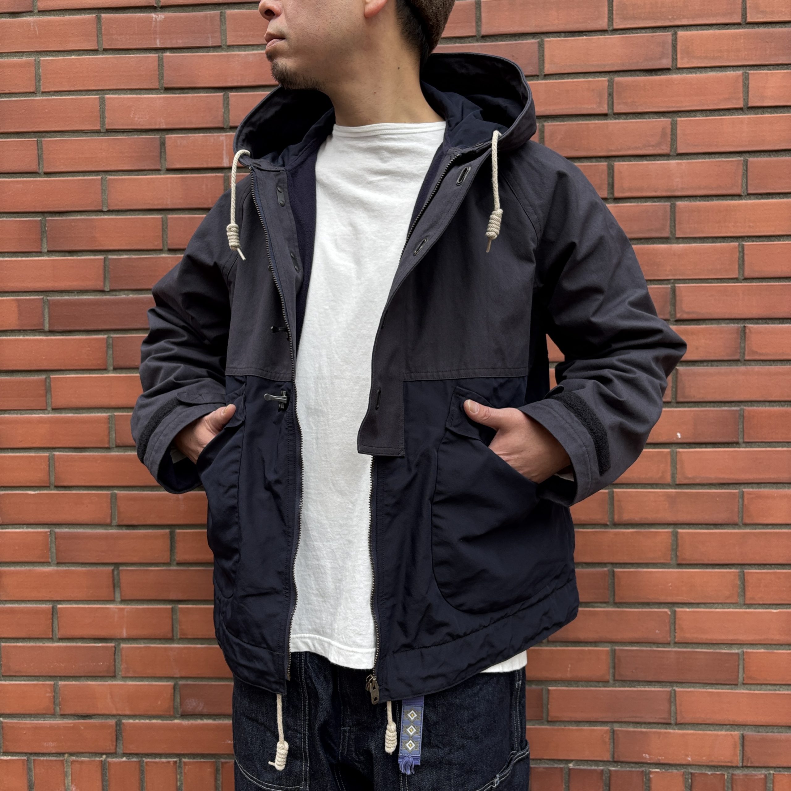 Nigel Cabourn DECK JACKET – HALFTEX | INDIGO BLUE