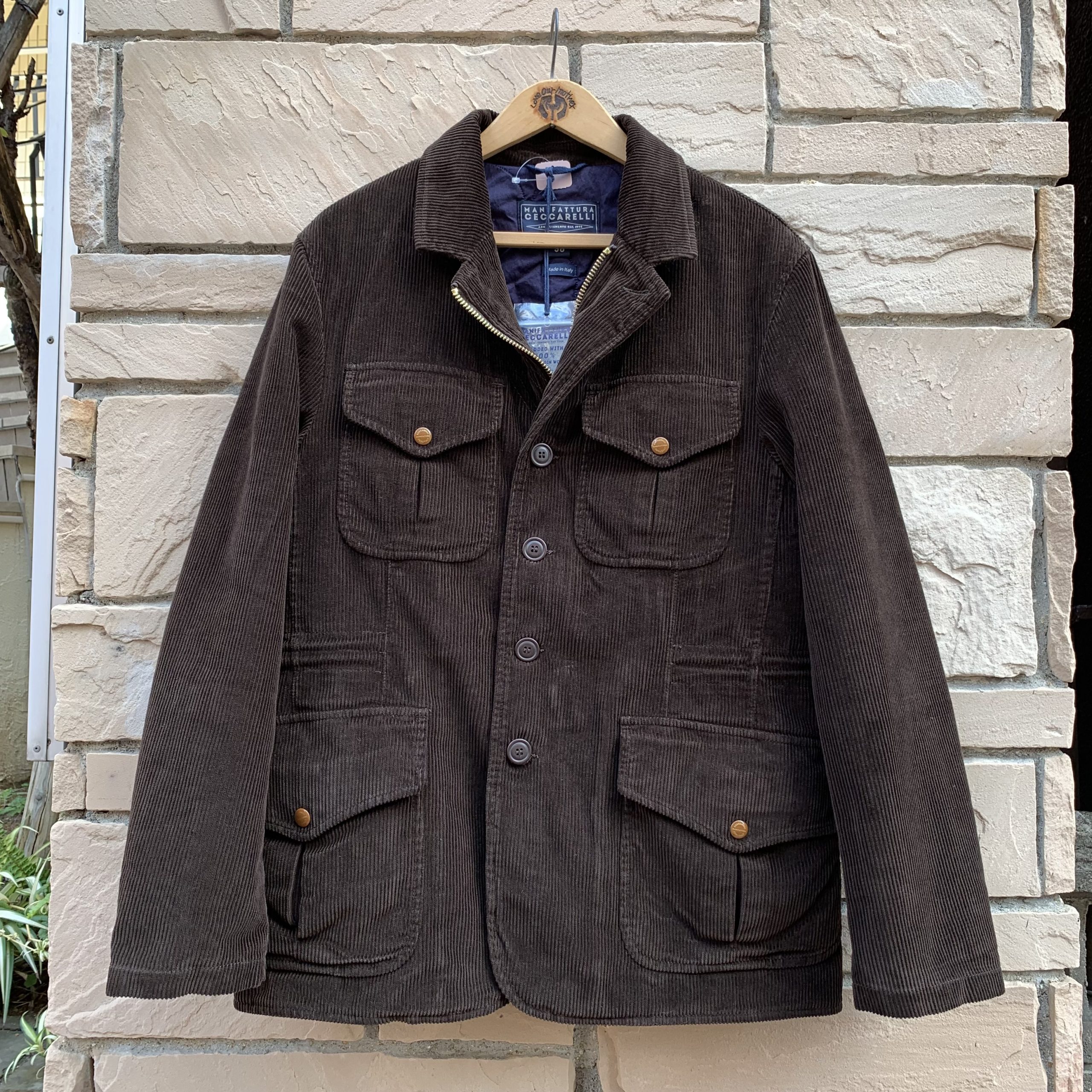 MANIFATTURA CECCARELLI ALLIGATOR JACKET | INDIGO BLUE