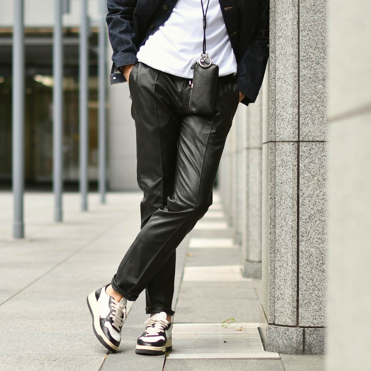 giab's ARCHIVIO【ジャブス アルキヴィオ】シンセティックレザーパンツ