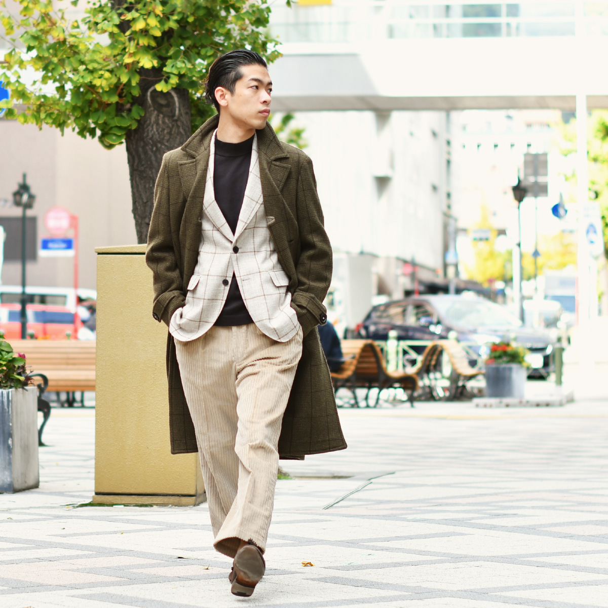 肩肘張ってないエレガンテなコート～Massimo Alba【マッシモ・アルバ