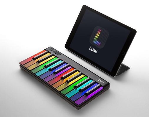 ROLI LUMI | カラフルに光るポリフォニックアフタータッチ対応のMIDI