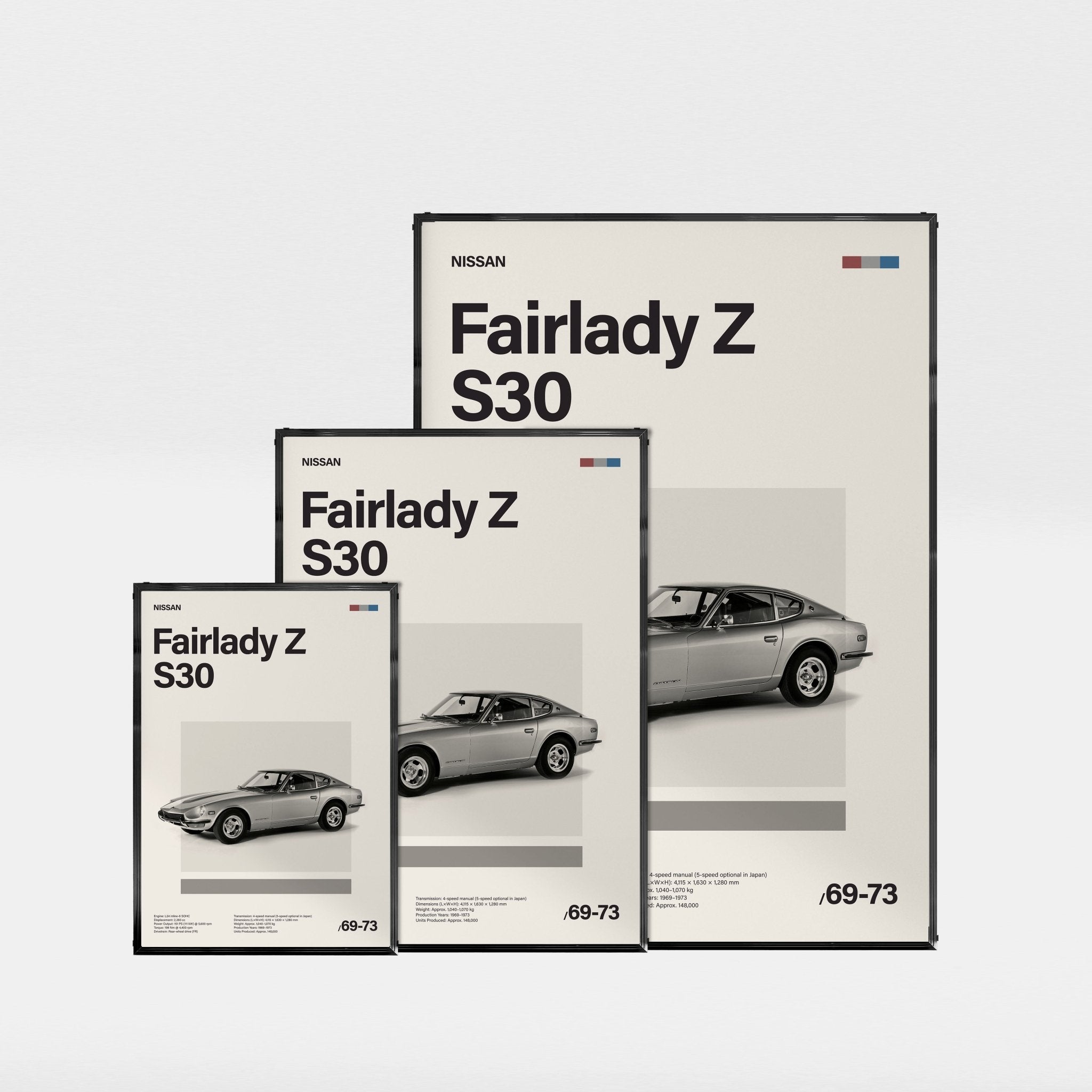 Fairlady Z S30 ミニマリストアートポスター – Ink Jp