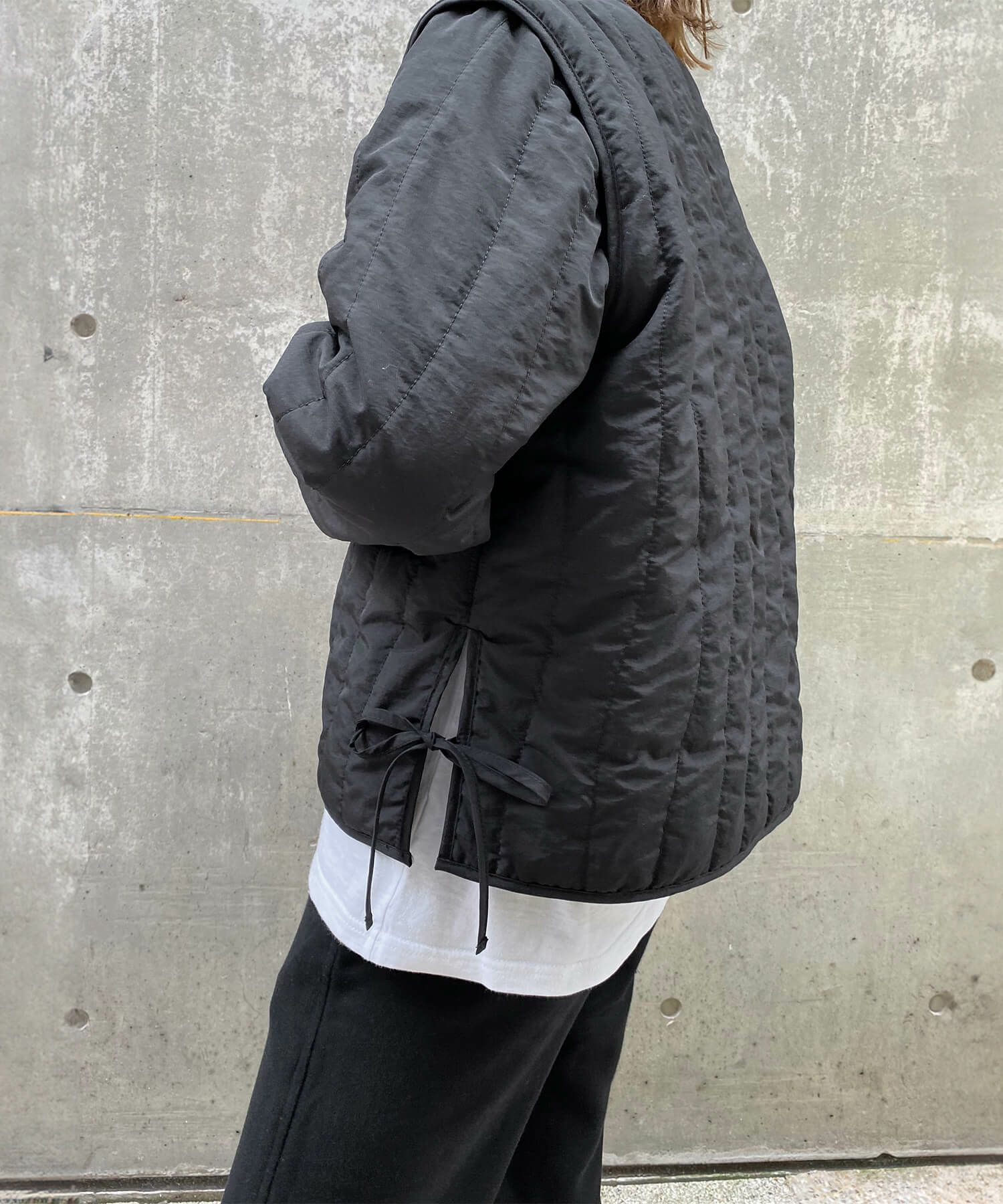 ウェーブキルティング2wayジャケット | Wave quilting 2way jacket