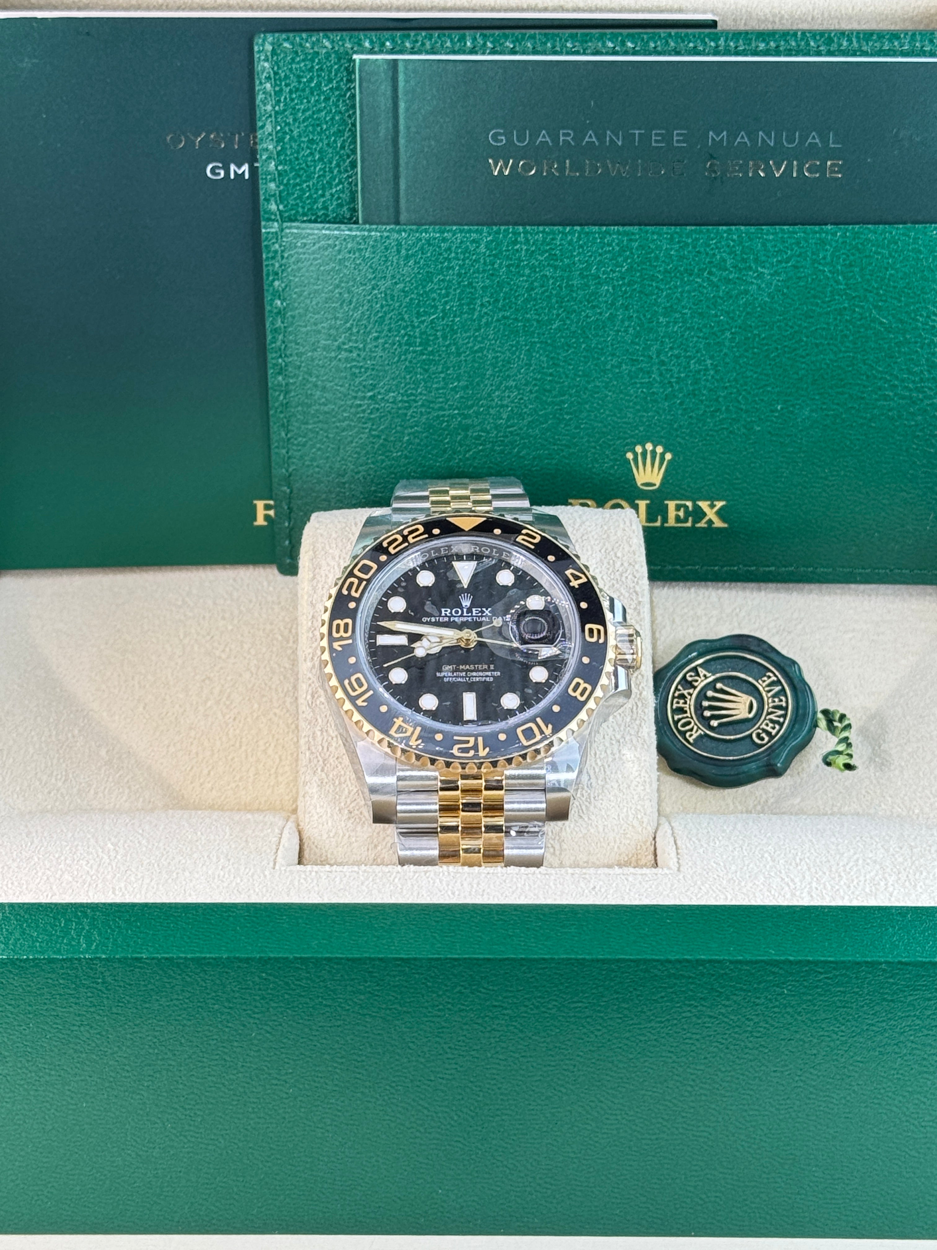 2024 Rolex GMT-Master II Two-Tone with Black Dial and Jubilee