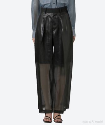VOILE WIDE LEG PANTS 25SS／13325 | HYKE