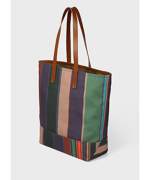 ランダム ボールドストライプ トートバッグ（4539078101