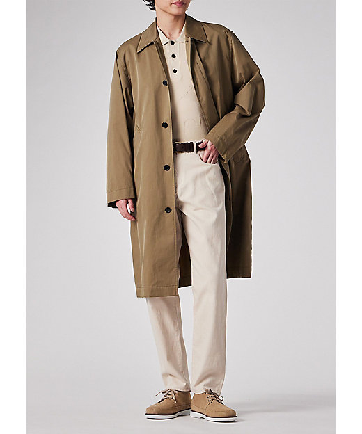 コットンナイロン ステンカラーコート（1521033962） | Paul