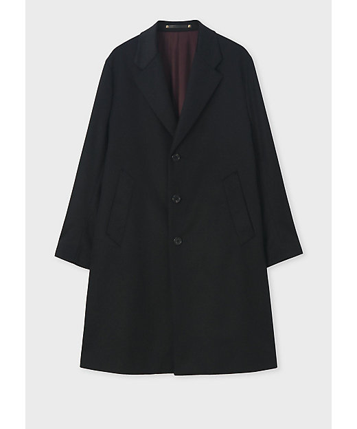 イタリアの高品質カシミヤ100%エモーダのチェスターコートマキシ丈