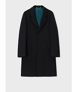 WEB限定】グロッシーウール ダブルブレストチェスターコート