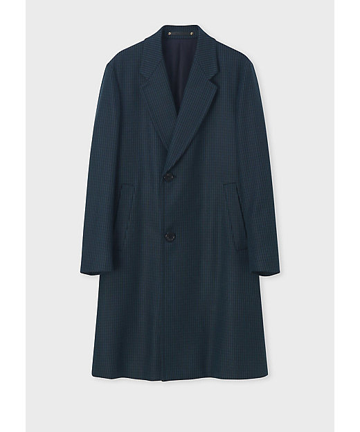 クラシックチェック バックベルト チェスターコート