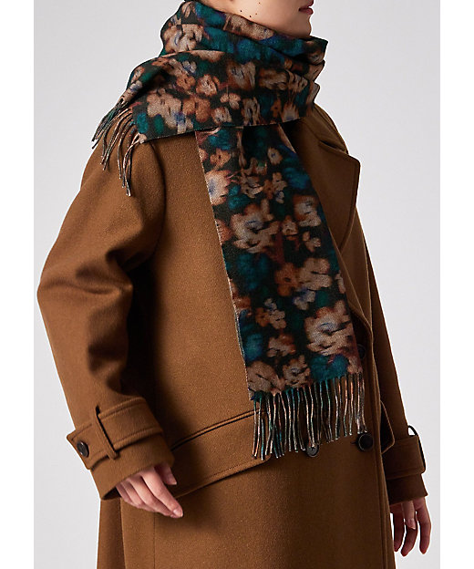 ウィメンズ ”Tea Floral” リバーシブル スカーフ