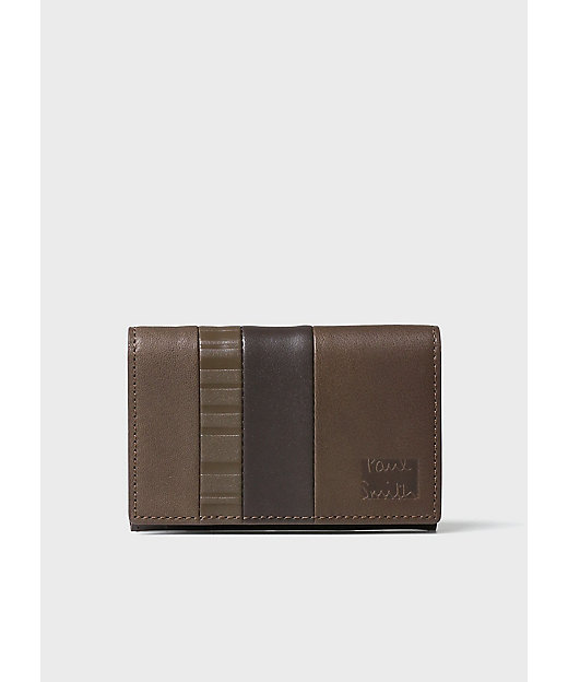 レザーパッチワーク 名刺入れ（353005P052） | Paul Smith