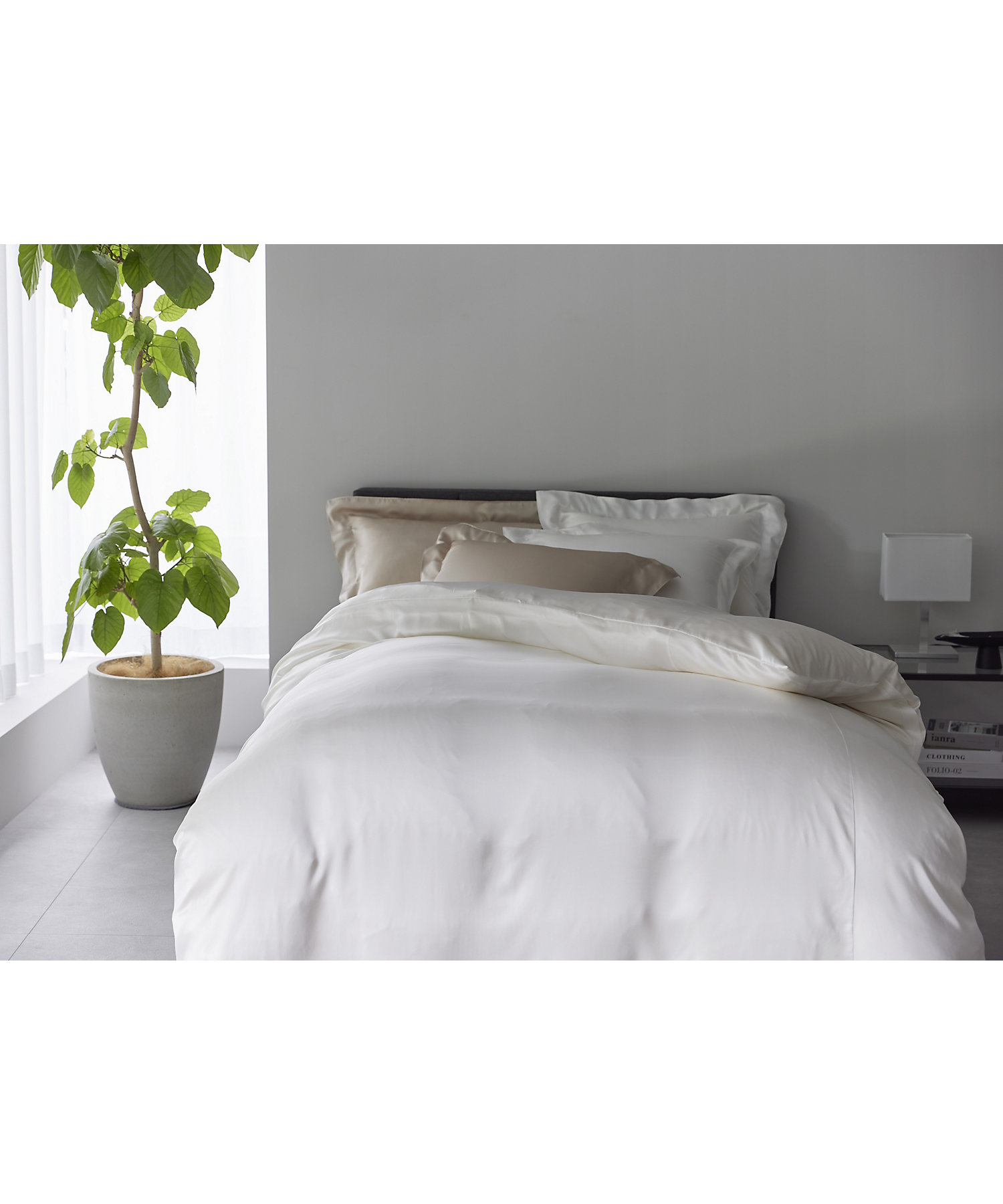 西川プレミアム シルクサテン掛カバー DL（PI23150085